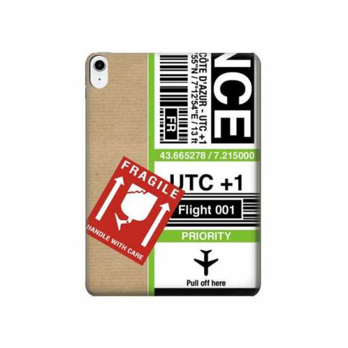 W3543 Luggage Tag Art Tablet Hard Case For iPad 10.9 (2022)
