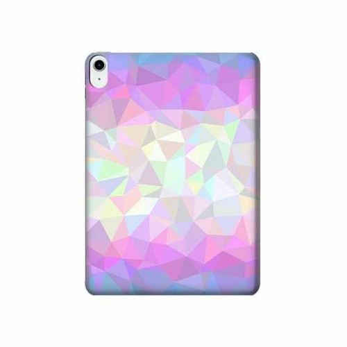 W3747 Trans Flag Polygon Tablet Hard Case For iPad 10.9 (2022)