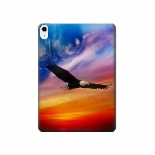 W3841 Bald Eagle Flying Colorful Sky Tablet Hard Case For iPad 10.9 (2022)