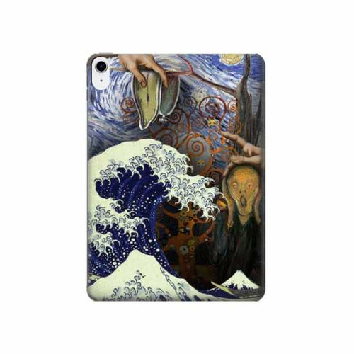 W3851 World of Art Van Gogh Hokusai Da Vinci Tablet Hard Case For iPad 10.9 (2022)
