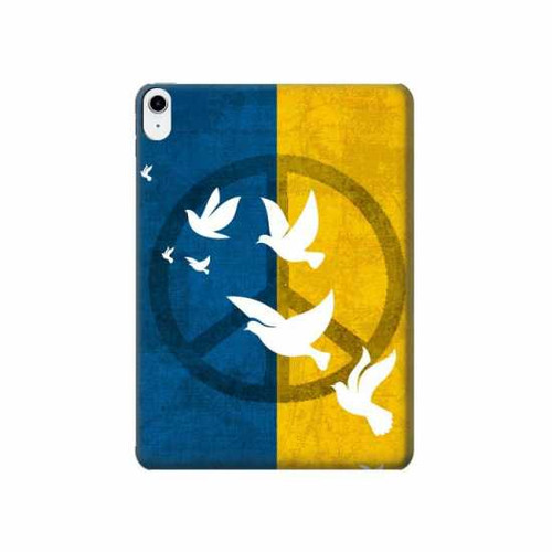 W3857 Peace Dove Ukraine Flag Tablet Hard Case For iPad 10.9 (2022)