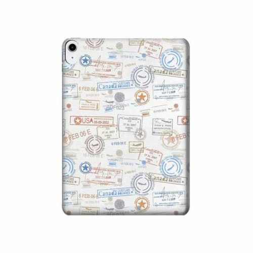 W3903 Travel Stamps Tablet Hard Case For iPad 10.9 (2022)