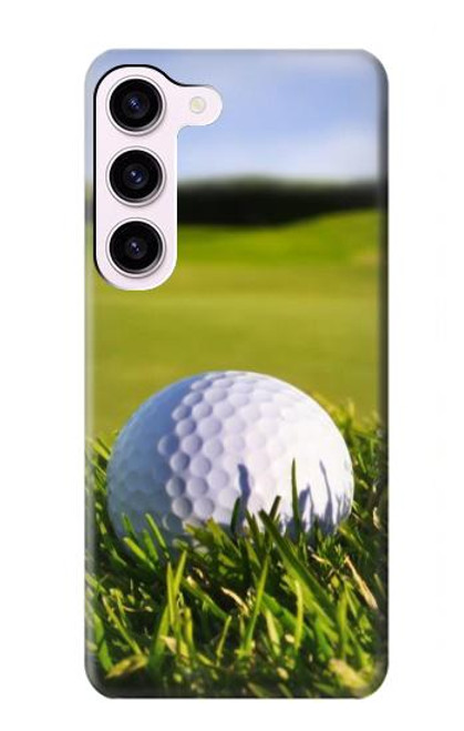 W0068 Golf Hard Case and Leather Flip Case For Samsung Galaxy S23