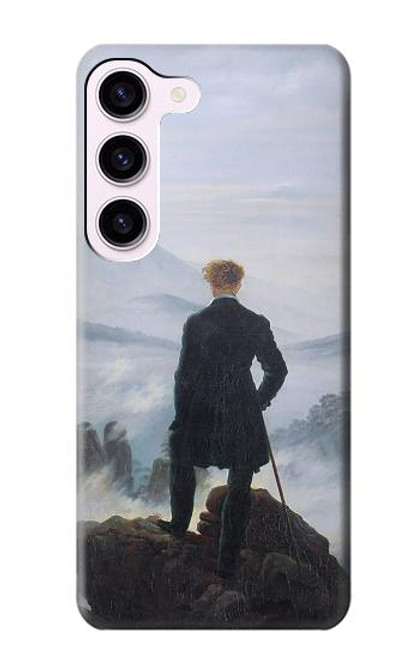 W3789 Wanderer above the Sea of Fog Hard Case and Leather Flip Case For Samsung Galaxy S23