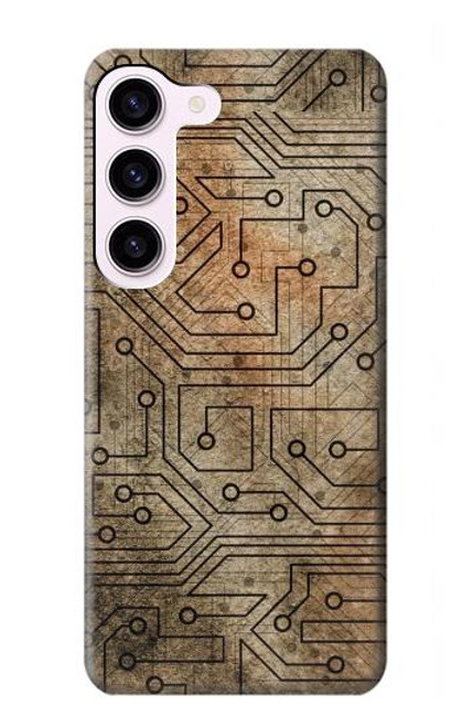 W3812 PCB Print Design Hard Case and Leather Flip Case For Samsung Galaxy S23