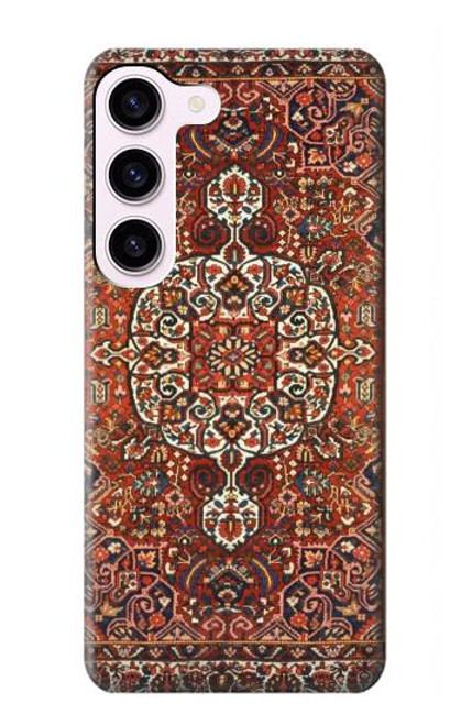 W3813 Persian Carpet Rug Pattern Hard Case and Leather Flip Case For Samsung Galaxy S23