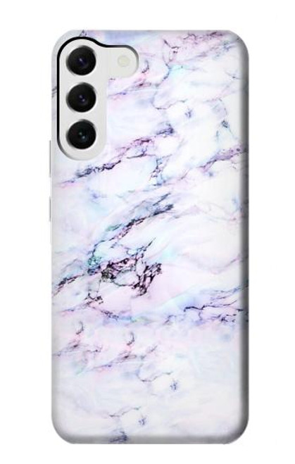 W3215 Seamless Pink Marble Hard Case and Leather Flip Case For Samsung Galaxy S23 Plus
