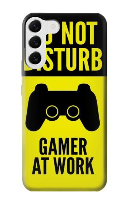 W3515 Gamer Work Hard Case and Leather Flip Case For Samsung Galaxy S23 Plus