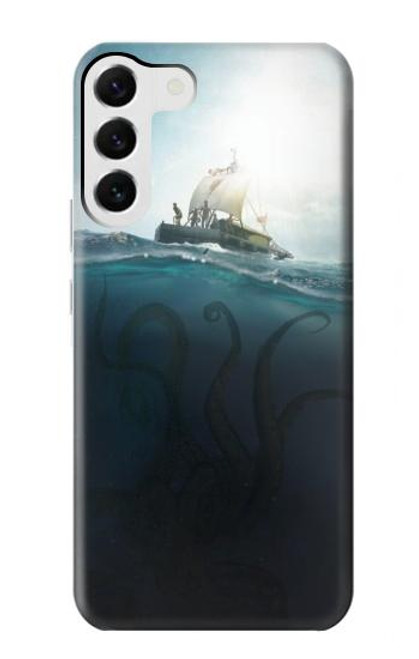 W3540 Giant Octopus Hard Case and Leather Flip Case For Samsung Galaxy S23 Plus