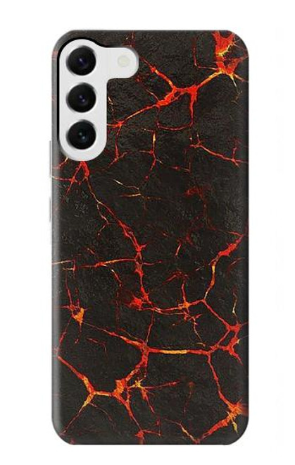 W3696 Lava Magma Hard Case and Leather Flip Case For Samsung Galaxy S23 Plus