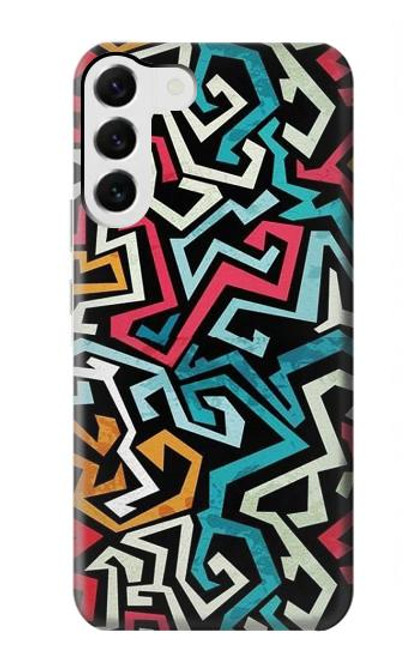 W3712 Pop Art Pattern Hard Case and Leather Flip Case For Samsung Galaxy S23 Plus