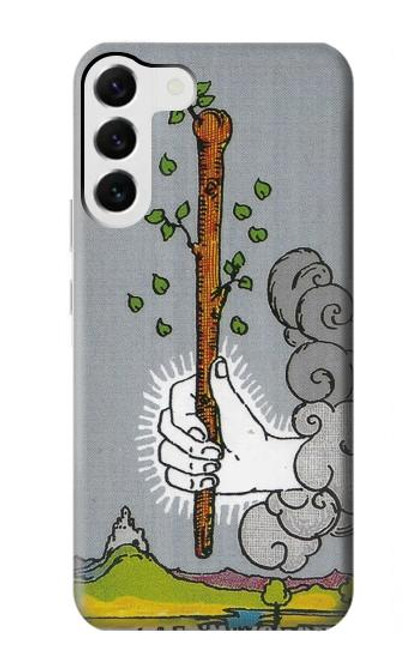 W3723 Tarot Card Age of Wands Hard Case and Leather Flip Case For Samsung Galaxy S23 Plus