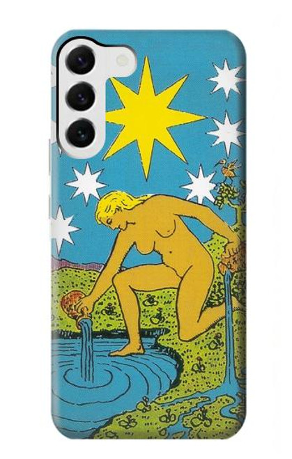 W3744 Tarot Card The Star Hard Case and Leather Flip Case For Samsung Galaxy S23 Plus