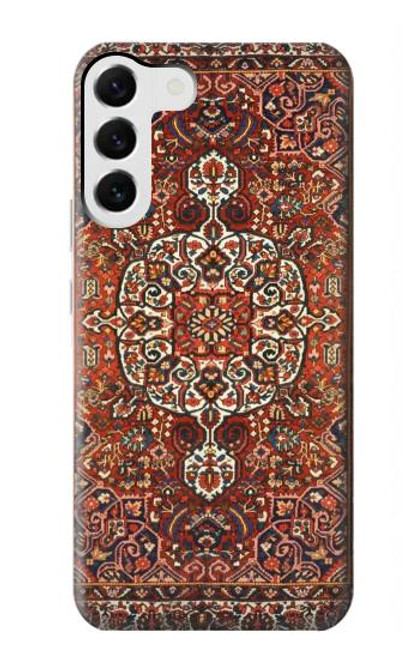 W3813 Persian Carpet Rug Pattern Hard Case and Leather Flip Case For Samsung Galaxy S23 Plus