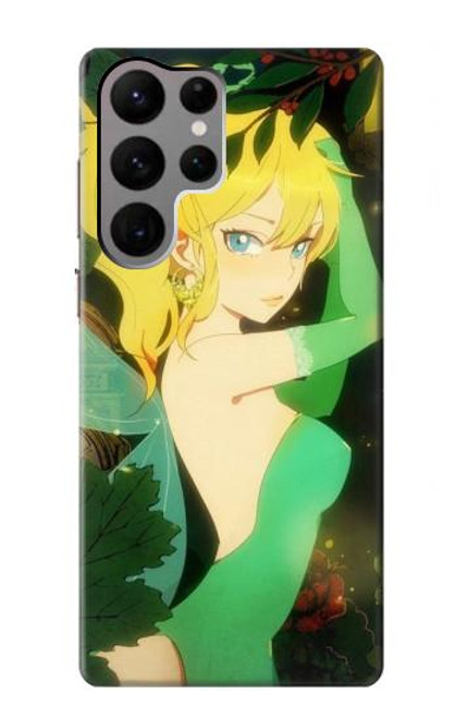 W0095 Peter Pan's Tinker Bell Hard Case and Leather Flip Case For Samsung Galaxy S23 Ultra