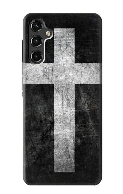 W3491 Christian Cross Hard Case and Leather Flip Case For Samsung Galaxy A14 5G