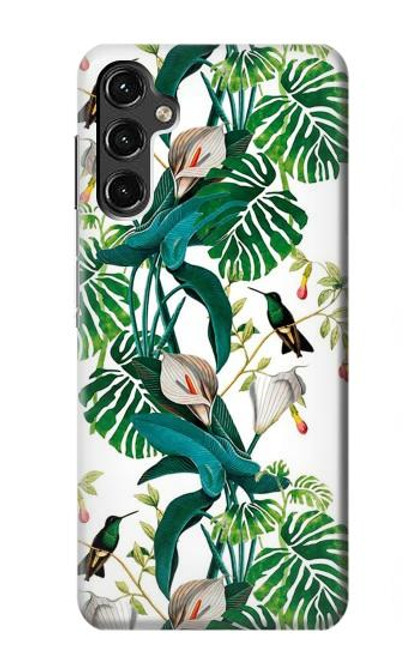 W3697 Leaf Life Birds Hard Case and Leather Flip Case For Samsung Galaxy A14 5G