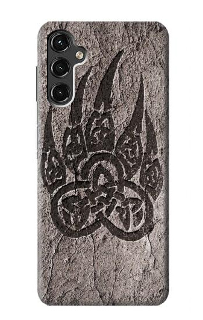 W3832 Viking Norse Bear Paw Berserkers Rock Hard Case and Leather Flip Case For Samsung Galaxy A14 5G