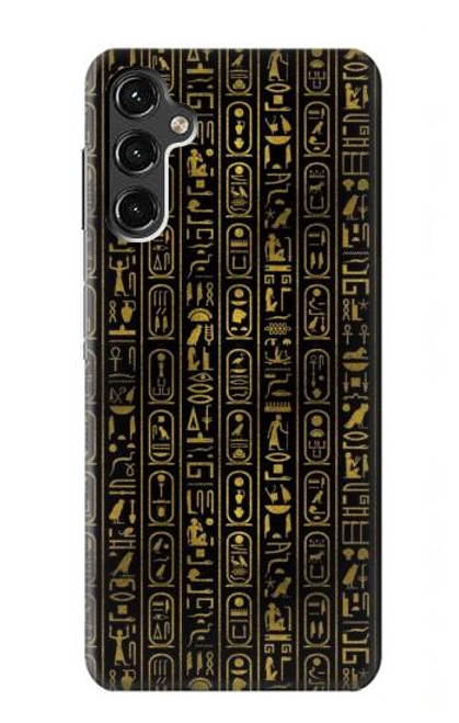 W3869 Ancient Egyptian Hieroglyphic Hard Case and Leather Flip Case For Samsung Galaxy A14 5G