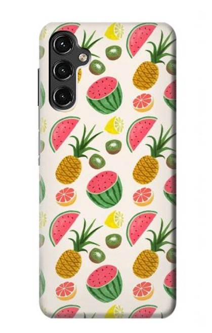 W3883 Fruit Pattern Hard Case and Leather Flip Case For Samsung Galaxy A14 5G