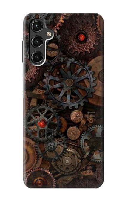 W3884 Steampunk Mechanical Gears Hard Case and Leather Flip Case For Samsung Galaxy A14 5G