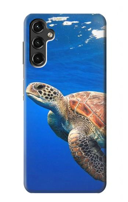 W3898 Sea Turtle Hard Case and Leather Flip Case For Samsung Galaxy A14 5G