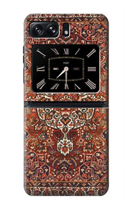 W3813 Persian Carpet Rug Pattern Hard Case and Leather Flip Case For Motorola Moto Razr 2022