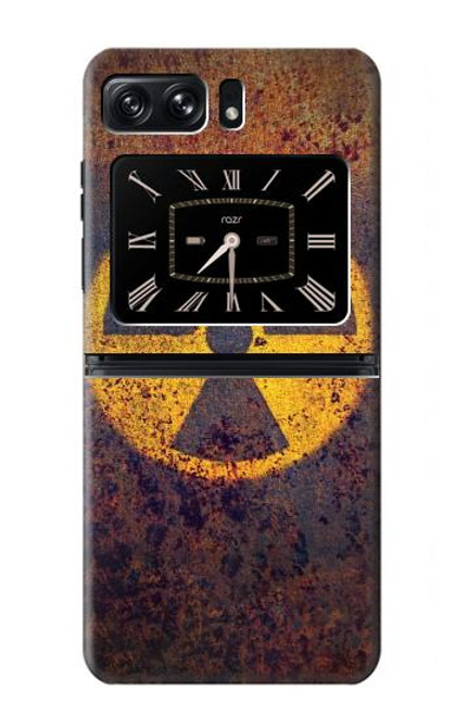 W3892 Nuclear Hazard Hard Case and Leather Flip Case For Motorola Moto Razr 2022