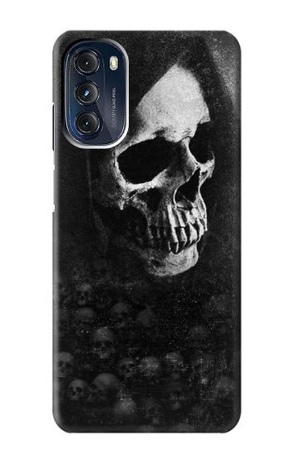 W3333 Death Skull Grim Reaper Hard Case and Leather Flip Case For Motorola Moto G 5G (2023)