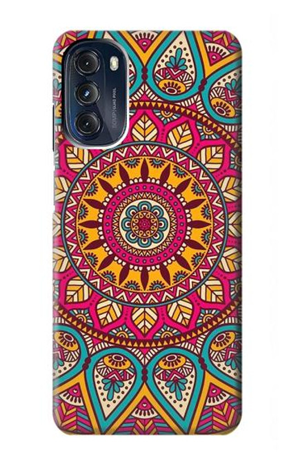 W3694 Hippie Art Pattern Hard Case and Leather Flip Case For Motorola Moto G 5G (2023)