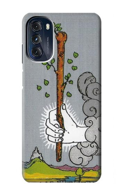 W3723 Tarot Card Age of Wands Hard Case and Leather Flip Case For Motorola Moto G 5G (2023)