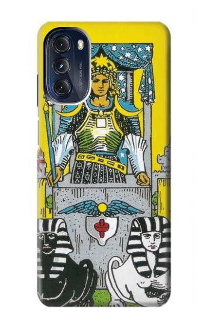 W3739 Tarot Card The Chariot Hard Case and Leather Flip Case For Motorola Moto G 5G (2023)