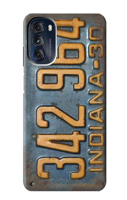 W3750 Vintage Vehicle Registration Plate Hard Case and Leather Flip Case For Motorola Moto G 5G (2023)