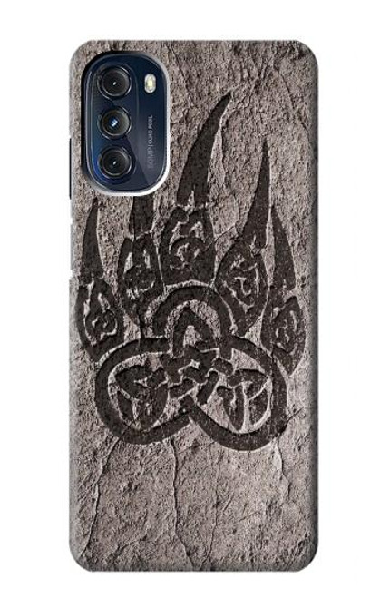 W3832 Viking Norse Bear Paw Berserkers Rock Hard Case and Leather Flip Case For Motorola Moto G 5G (2023)