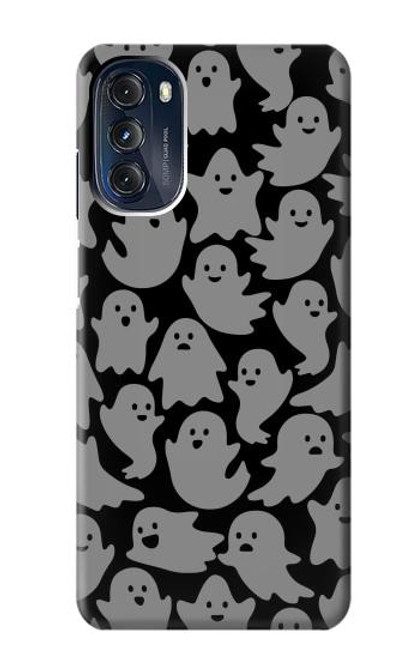 W3835 Cute Ghost Pattern Hard Case and Leather Flip Case For Motorola Moto G 5G (2023)