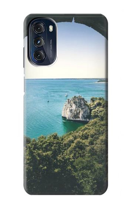 W3865 Europe Duino Beach Italy Hard Case and Leather Flip Case For Motorola Moto G 5G (2023)