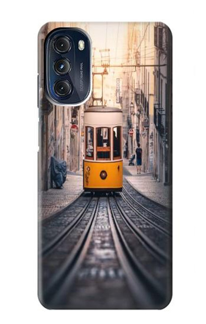 W3867 Trams in Lisbon Hard Case and Leather Flip Case For Motorola Moto G 5G (2023)