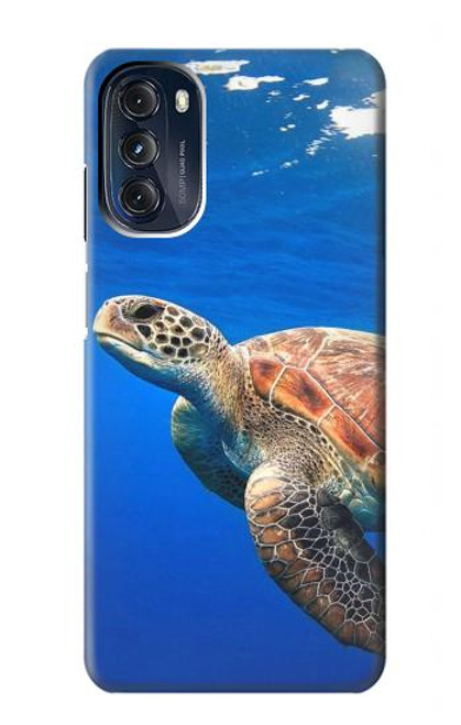 W3898 Sea Turtle Hard Case and Leather Flip Case For Motorola Moto G 5G (2023)