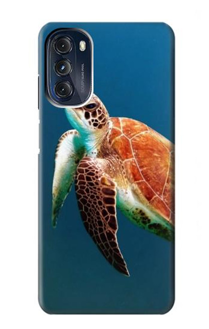 W3899 Sea Turtle Hard Case and Leather Flip Case For Motorola Moto G 5G (2023)