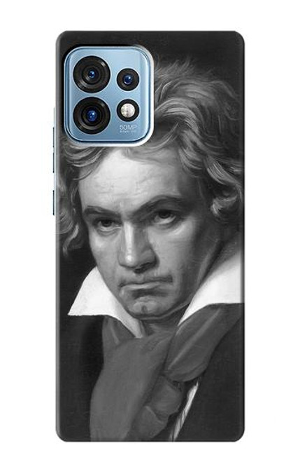 W1930 Beethoven Hard Case and Leather Flip Case For Motorola Edge+ (2023), X40, X40 Pro, Edge 40 Pro