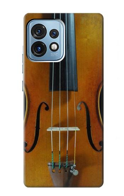 W3234 Violin Hard Case and Leather Flip Case For Motorola Edge+ (2023), X40, X40 Pro, Edge 40 Pro