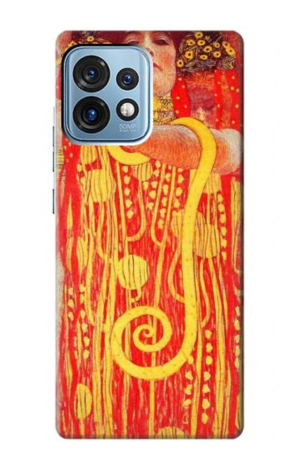 W3352 Gustav Klimt Medicine Hard Case and Leather Flip Case For Motorola Edge+ (2023), X40, X40 Pro, Edge 40 Pro