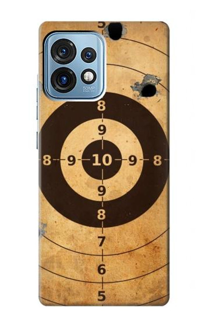 W3894 Paper Gun Shooting Target Hard Case and Leather Flip Case For Motorola Edge+ (2023), X40, X40 Pro, Edge 40 Pro