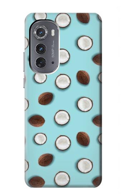 W3860 Coconut Dot Pattern Hard Case and Leather Flip Case For Motorola Edge (2022)