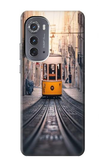 W3867 Trams in Lisbon Hard Case and Leather Flip Case For Motorola Edge (2022)
