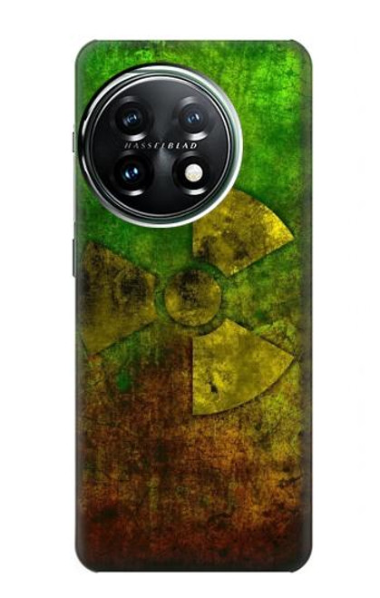 W3202 Radioactive Nuclear Hazard Symbol Hard Case and Leather Flip Case For OnePlus 11