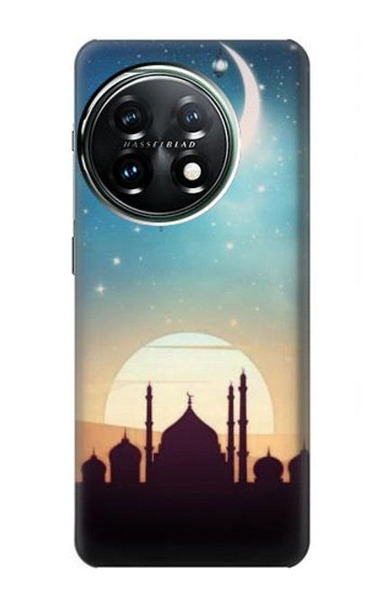 W3502 Islamic Sunset Hard Case and Leather Flip Case For OnePlus 11