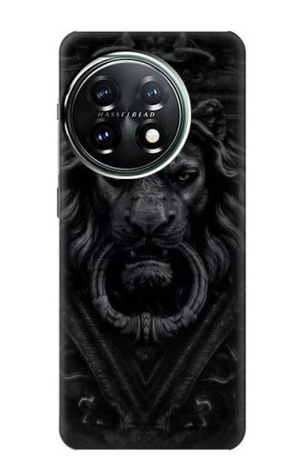 W3619 Dark Gothic Lion Hard Case and Leather Flip Case For OnePlus 11