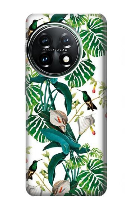 W3697 Leaf Life Birds Hard Case and Leather Flip Case For OnePlus 11