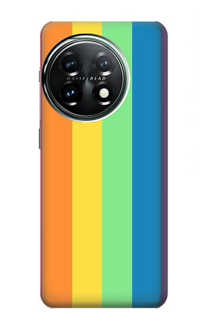 W3699 LGBT Pride Hard Case and Leather Flip Case For OnePlus 11